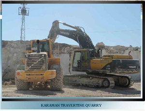 Karaman Travertine Quarry