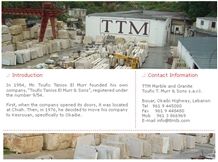 TTM Marble & Granite Toufic Tanios El Murr & Sons Sarl