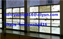 White Marble Glass Curtain Wall 