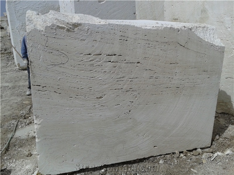 White Travertine Ivory, Konya Light Travertine Quarry