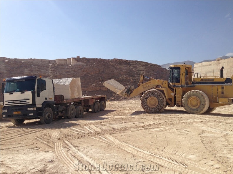 Abyaneh Travertine Quarry