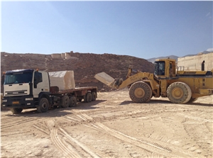 Abyaneh Travertine Quarry