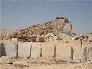 Nehbandan Cream Granite Quarry