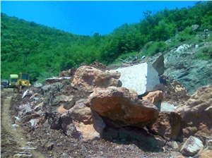 Rosso Caucasus Marble Quarry