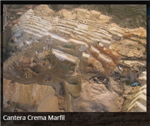 Crema Marfil SP Marble Quarry