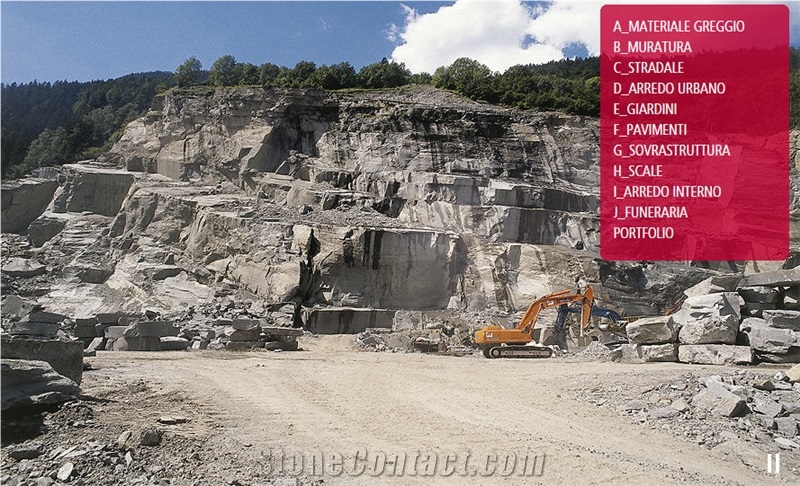 Gneiss Calanca Quarry