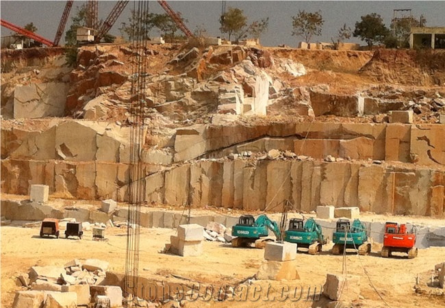 Exotic Juparana Granite Quarry