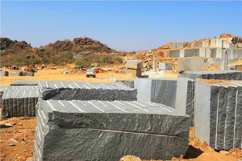 Nero Africa Granite Quarry
