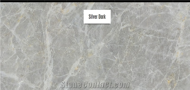 Skyros Silver Dark Marble Quarry