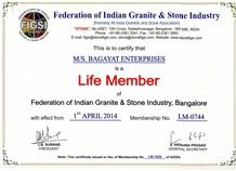 Life Membership Certificate