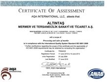 Certificiate of Assessment