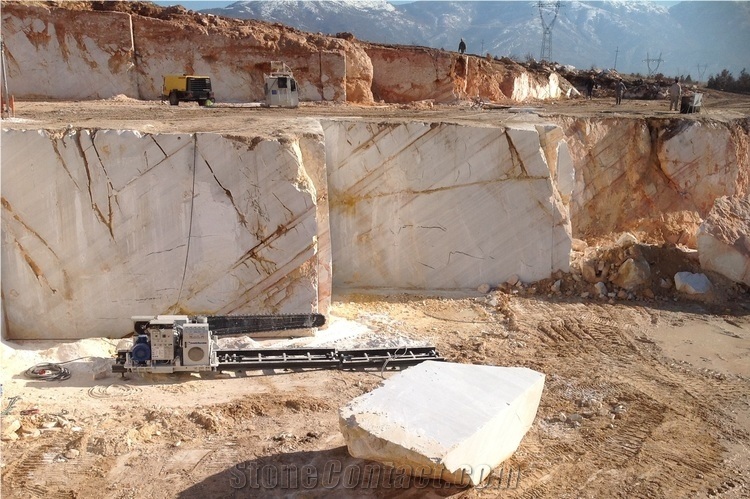 Bianco Sivec Marble Prilep Omega Quarry
