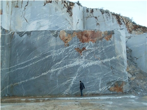 Montana Silver Ice Marble Quarry