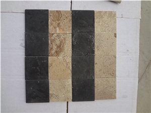 Hot Sale Beige Polished Travertine Slabs & Tiles for Wall and Floor