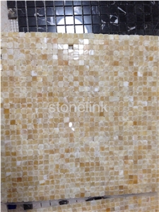 Honey Onyx Square Mosaic