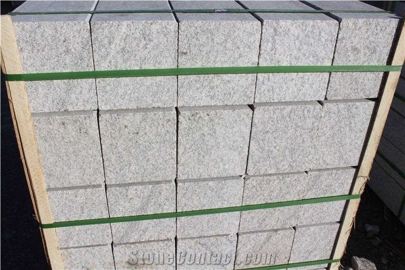 G359 Shandong Wendeng White Granite Straight Curbstones Kerbstone Road Stone Rim Stone