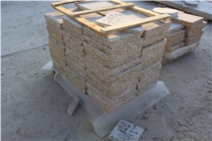 Sides Cleft Garden Palisade, Step Stone Rough Finished Surface Pallets Cheap Price