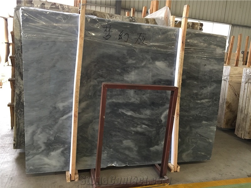 Fantasy Grey Marble Slabs&Tiles,Chinese White Marble