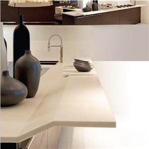 Manmade Pure Snow White Quartz Stone Kitchen Bar Tops/Solid Surface Bar Countertop
