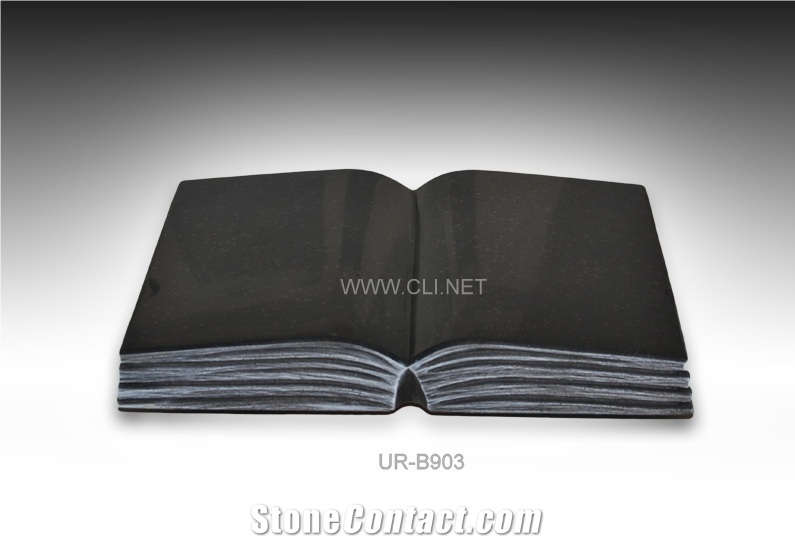 Book Shaped Marble Funeral Slant Grave