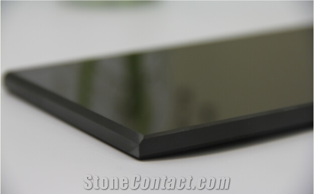 Nano Glass Black Slab Solid Surface