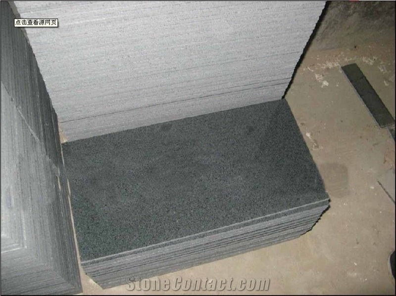 Fargo G654 Granite Tiles & Slabs, Padang Dark Granite, China Impala Black Granite, Sesame Black Granite Polished Tiles 30x60x2cm for Wall/Floor Covering