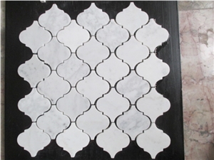 White Cararra Marble Mosaic Tiles