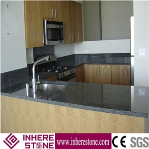 China Grey Granite G654 Kitchen Top,Sesame Black Granite Countertops,G654 Granite Padang Black Kitchen Desk Tops