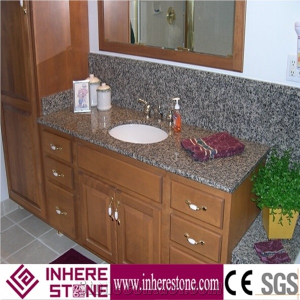China Leopard Skin Yellow Granite Kitchen Countertop