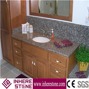 China Leopard Skin Yellow Granite Kitchen Countertop