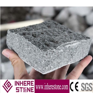 Dark Grey Granite Paver, Gray Granite Cubic Natural Stone, G654 Grey Granite Cube Stone & Pavers