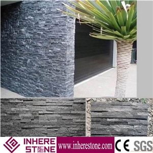 Natural Black Slate Cultured Stone, Wall Cladding