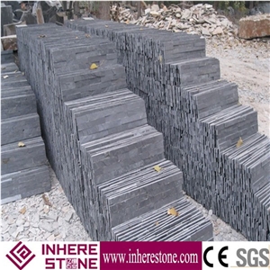 Natural Black Slate Cultured Stone, Wall Cladding