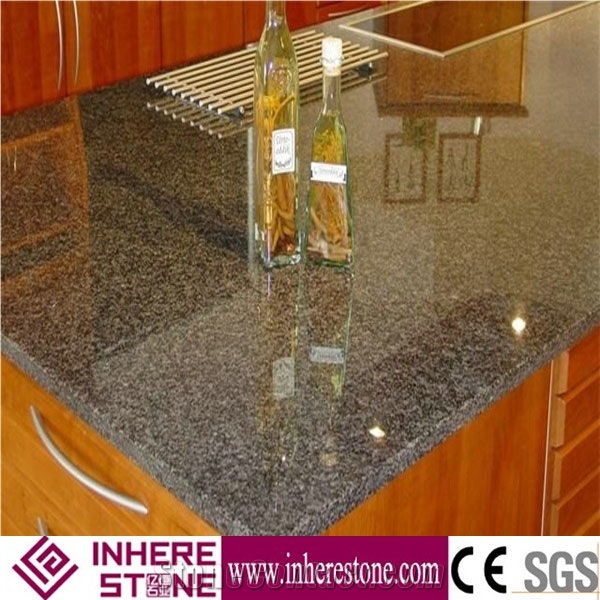 Prefab Home Custom Granite Countertop,G654 Granite Kitchen Top,Padang Black Desk Tops,Sesame Black Granite Kitchen Bar Top