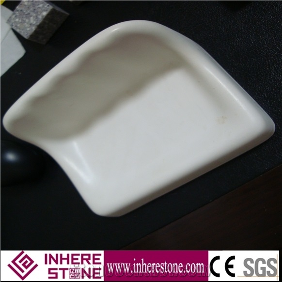 White Marble Soap Dish, Mnay Designs for Bathroom