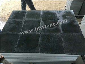 Black Basalt Tumbled Cube Stone,Hainan Black Basalt Cobblestone
