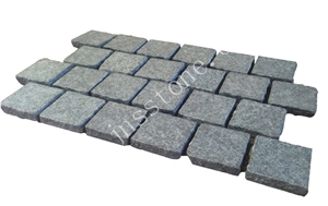 G684 Black Basalt Cobble Stone/G684/Cube Stone/ Fuding Black/ Black Pearl / Raven Black/ Black Basalt/Tiling/ Flooring