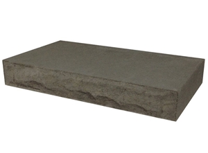 Ezywall: Cap - Ebony, Grey Sandstone Ezywall Block, Building Stone