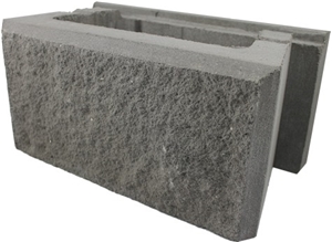 Ezywall: Retaining Wall Block-Ebony 400x225x200mm, Grey Basalt Rataining Wall