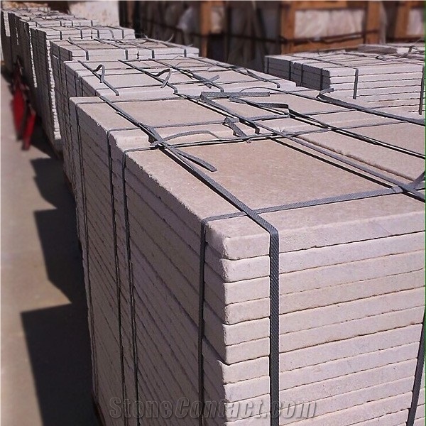 Ivory Limestone Pavers - 600x400x30mm, Beige Limestone Cube Stone & Pavers