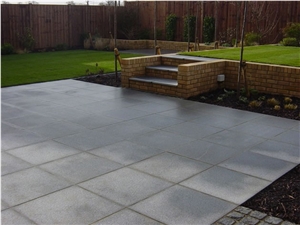 Sesame Grey Granite Pavers - 400x400x30mm, Grey Granite Floor Covering Tiles for Floor Pattern