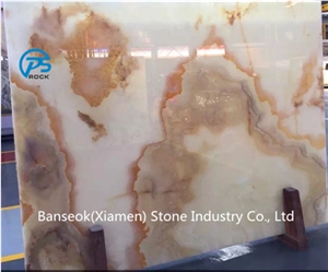 Beige Onyx Slab & Tile, Competitive Good Price, Hotel Loby