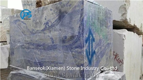 Blue Marble Slab & Tile, Good Price, Building Stone