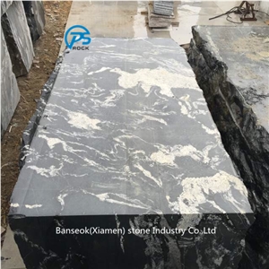 Royal Black Granite Block, China Black Granite, Building Granite