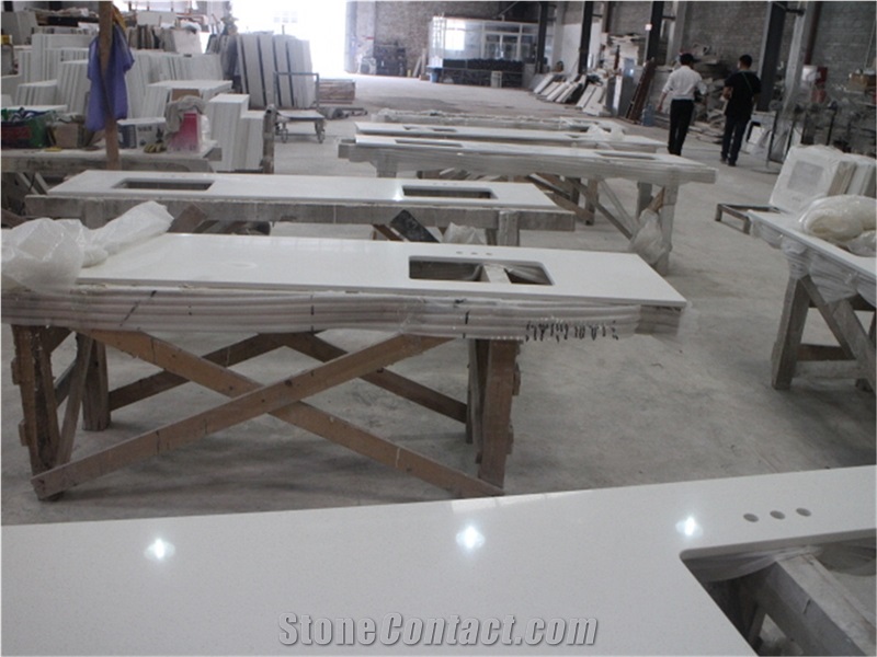 Artificial Marble Kitchen Countertops/ Kitchen Worktops/Vanity Tops/Custom Countertops, China Artificial Marble Countertops