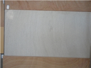 Beige White Sandstone Slabs & Tiles, China White Sandstone