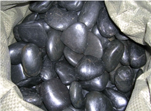 Black River Stone,Pebble Stone,Polished Pebble
