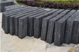 Black Slate Culture Stone,China Slate Stone Veneer, Black Mosaic Granite Slate Tiles & Slabs
