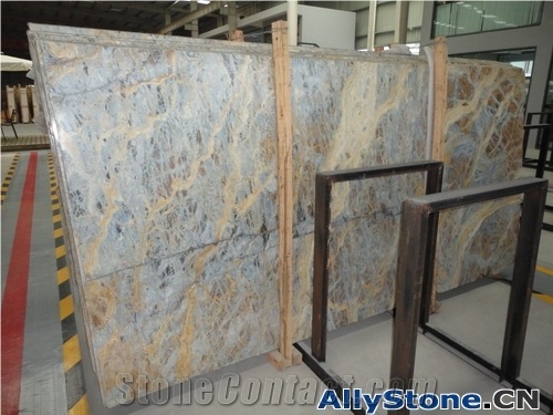 Blue Diamond Marble Slab & Tiles