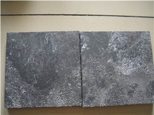 Blue Limestone Honed Acid-Washing Slabs & Tiles, Blue Grey Limestone Tiles